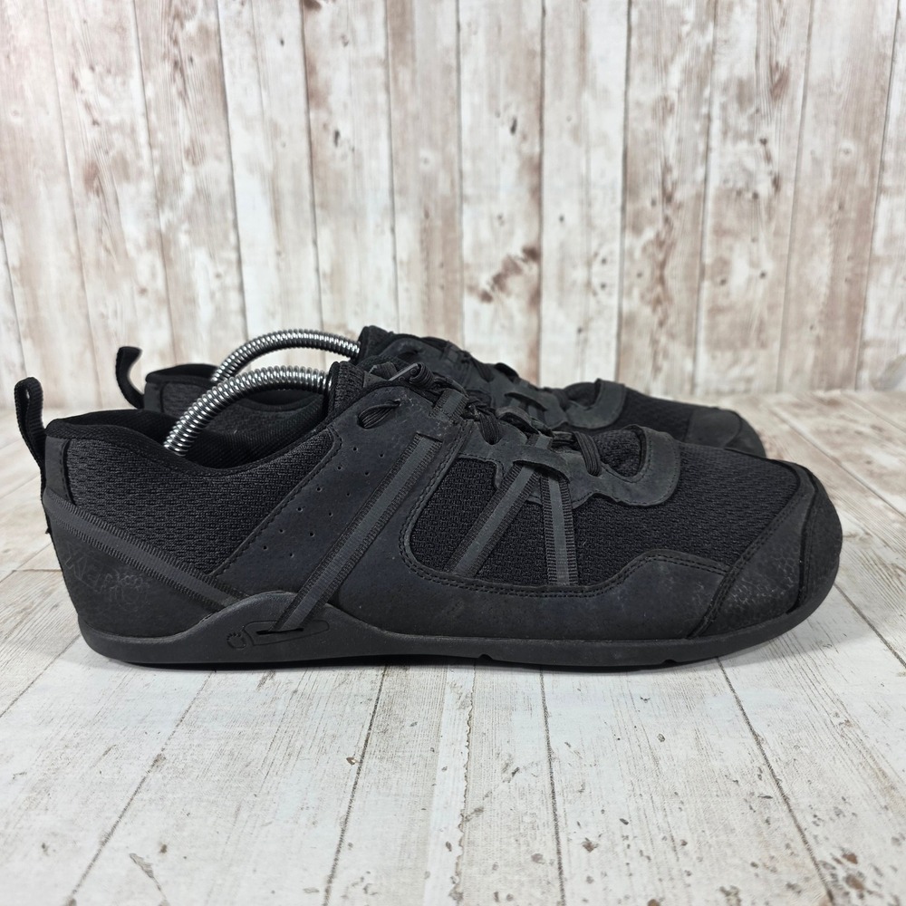 Xero Shoes Prio Mens 10 Black Barefoot Training Running Shoes F190615W